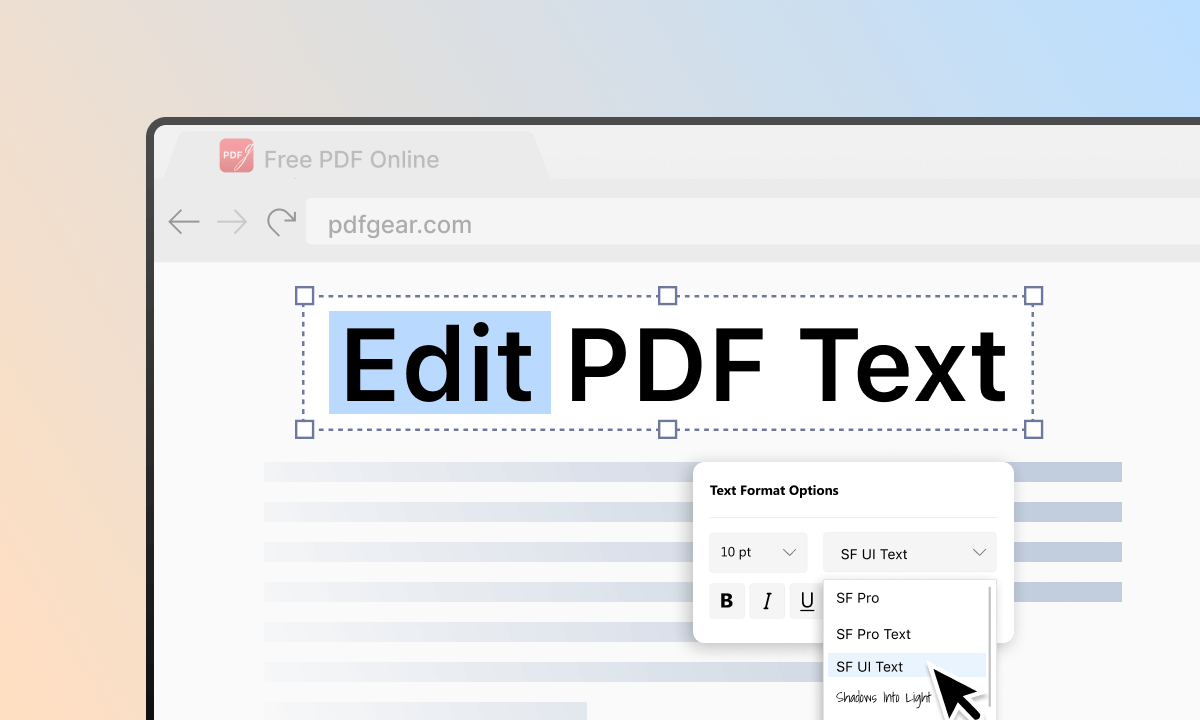 PDF Editor online for free 